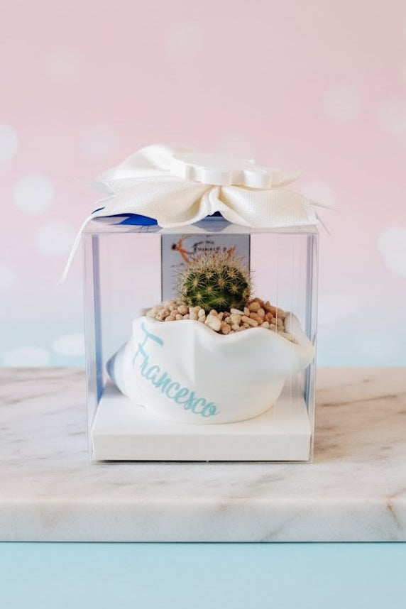 Bomboniera in gesso ceramico