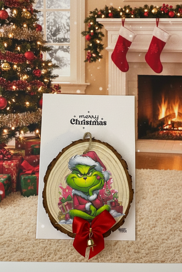 Tronchetto in legno con Tag personalizzato