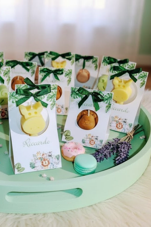 Segnaposto con candele profumate