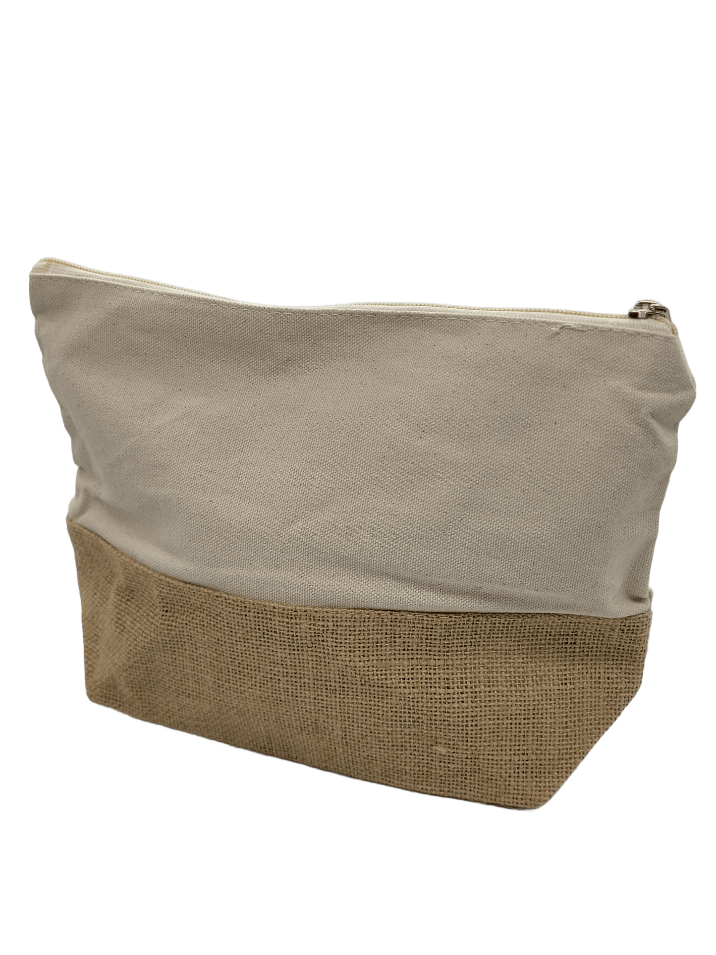 Pochette grande cotone/juta personalizzabile