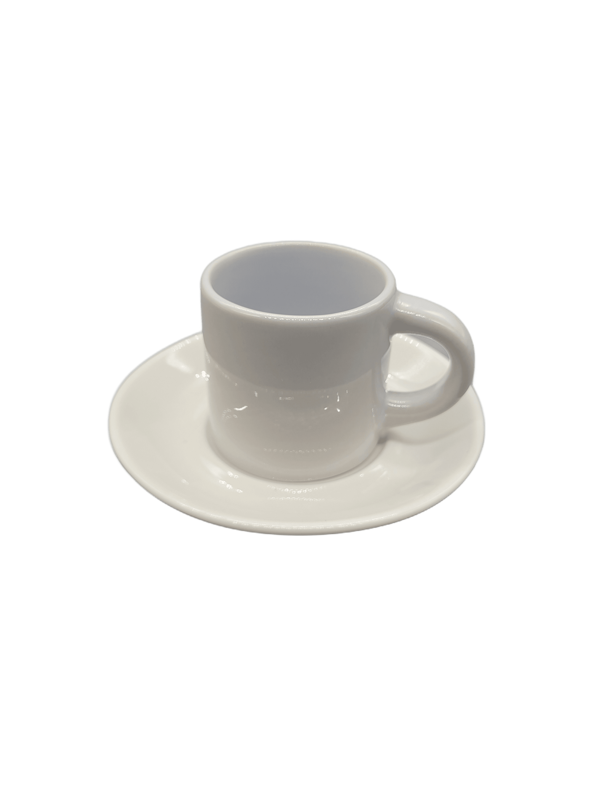 Tazzina caffè con piattino personalizzabile