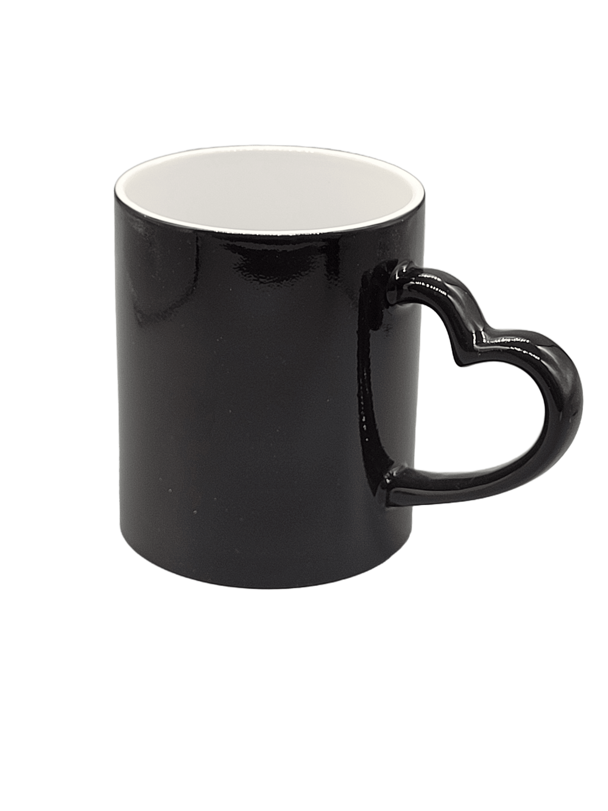 Tazza magica personalizzabile con manico a cuore