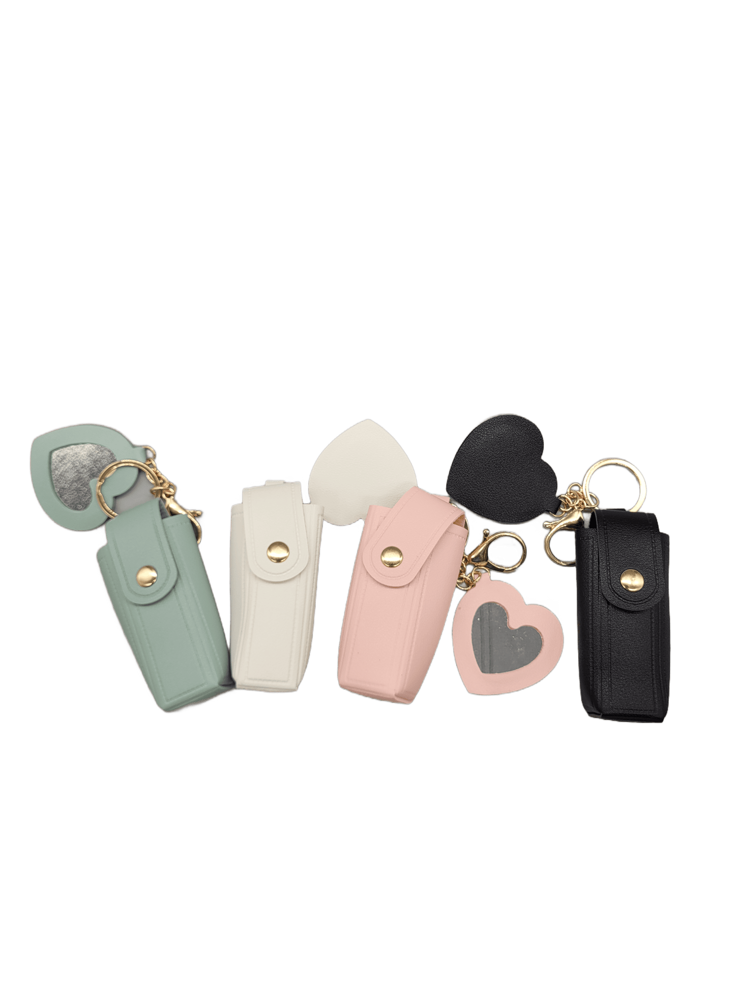 Porta rossetto con specchietto a forma di cuore