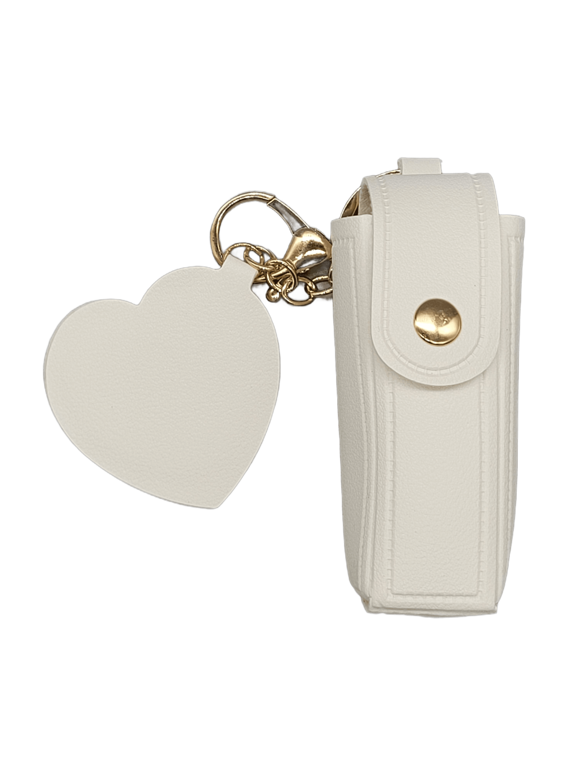 Porta rossetto con specchietto a forma di cuore