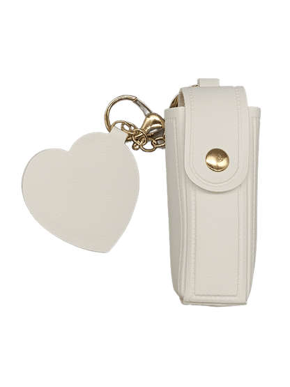 Porta rossetto con specchietto a forma di cuore