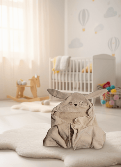 Accappatoio coniglietto personalizzabile con nome