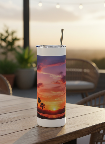 Borraccia - Bicchiere con cannuccia