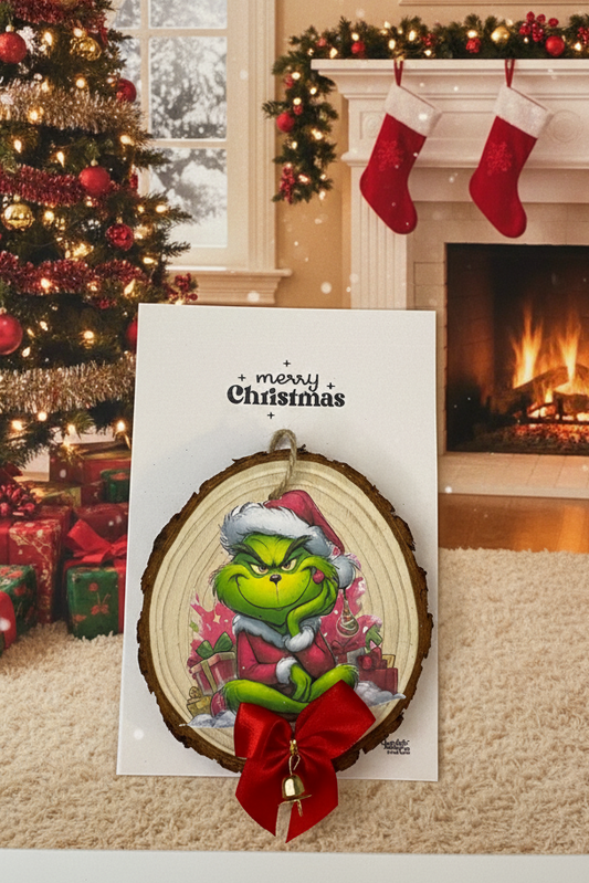 Tronchetto in legno con Tag personalizzato