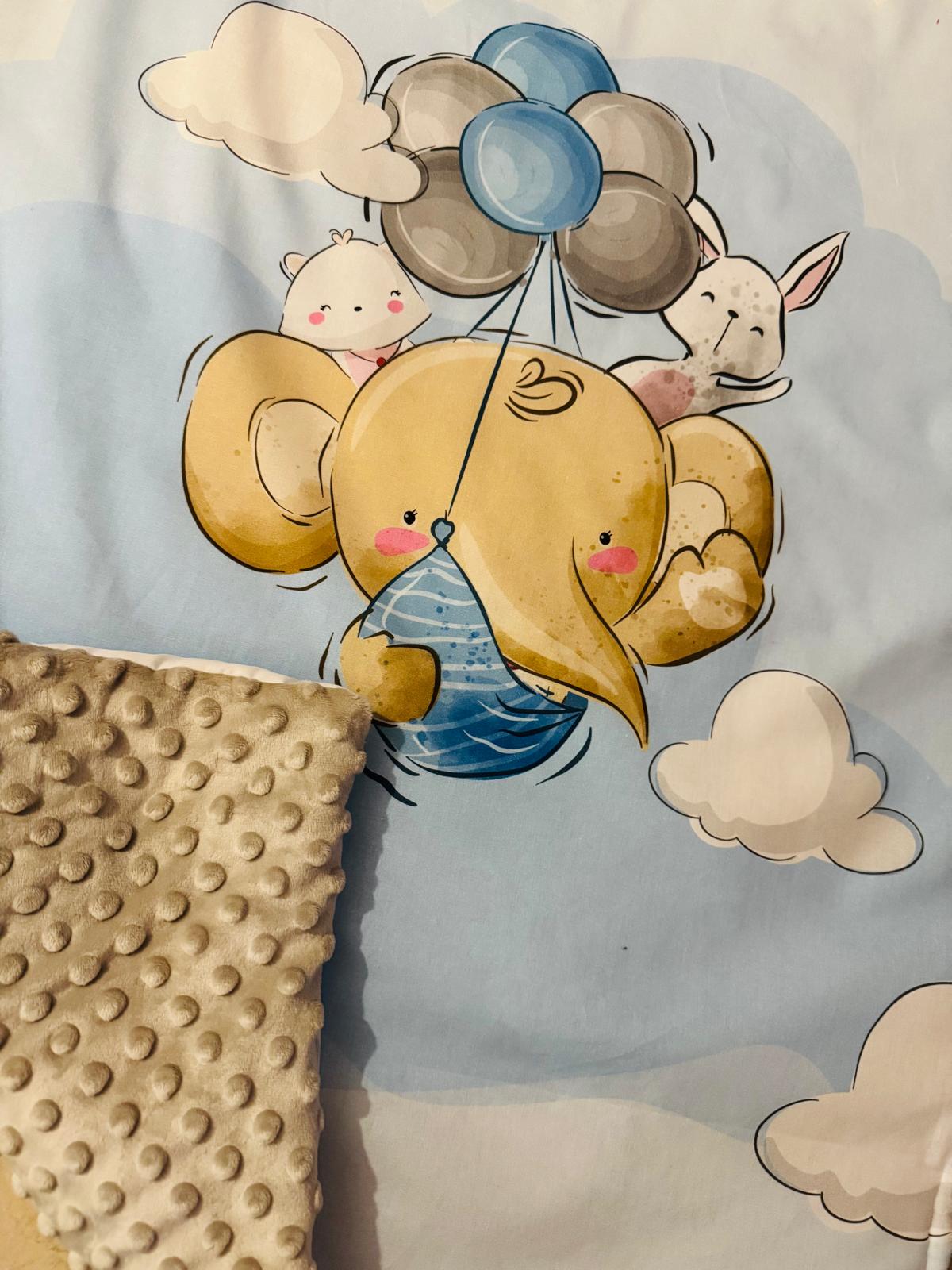 Copertina bimbo con piumone interno 180gr