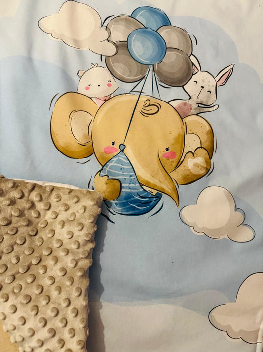 Copertina bimbo con piumone interno 180gr