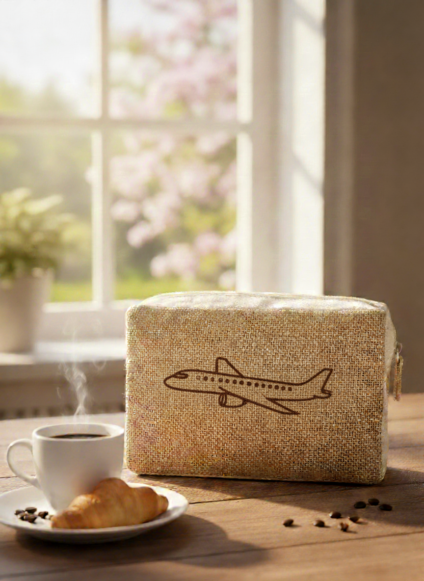 Beauty in tessuto misto juta